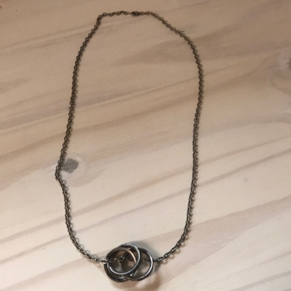 Roman numeral imprinted rings and chain